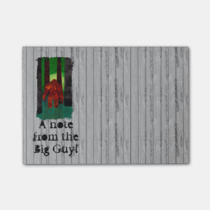 Bigfoot Post-it Block
