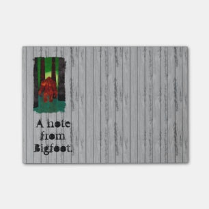 Bigfoot Post-it Block