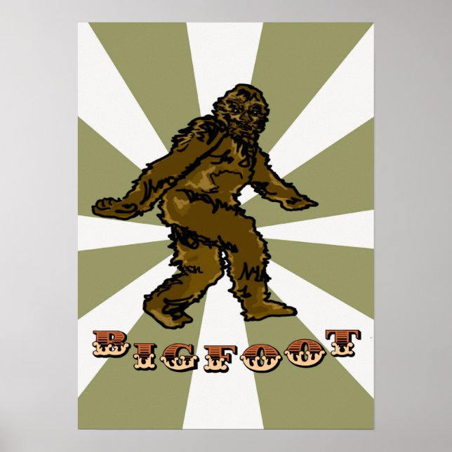 Bigfoot poster (Framsidan)