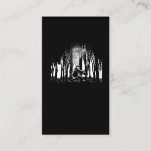 Bigfoot promenad Yeti Forest Sasquatch Visitkort