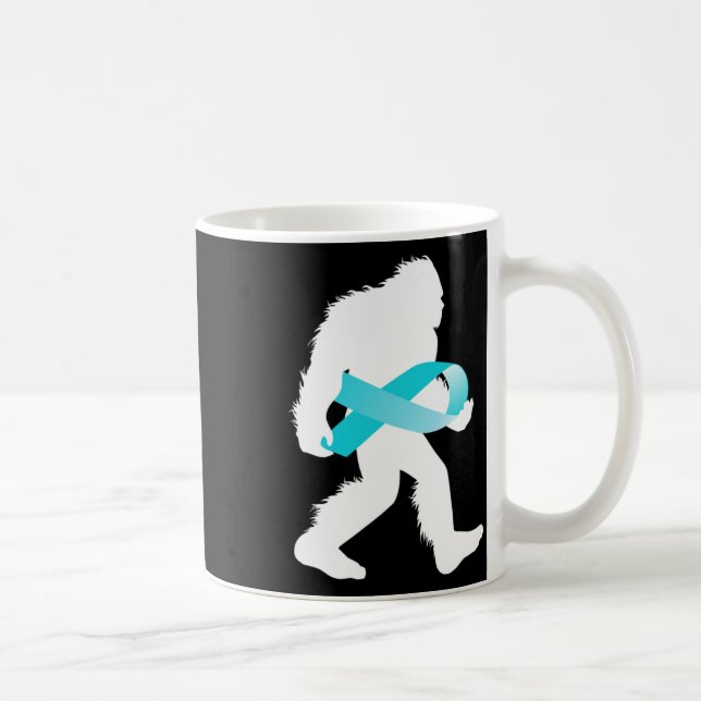 Bigfoot Ptsd Post Traumatic Stressa Disorder Aware Kaffemugg (Höger)