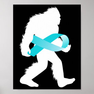 Bigfoot Ptsd Post Traumatic Stressa Disorder Aware Poster