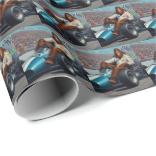 Bigfoot Racecar Presentpapper