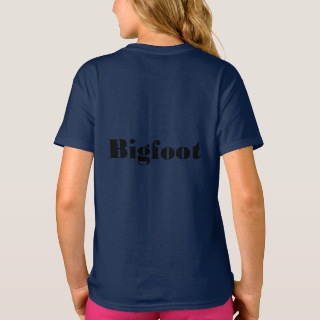 Bigfoot Racecar T Shirt (Baksida)