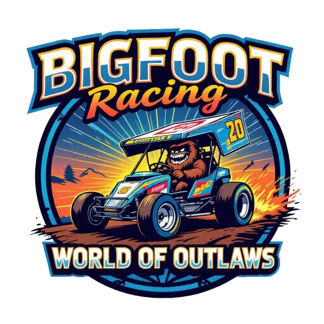 Bigfoot Racing World Of Outlaws T Shirt (Skapare uppladdad)