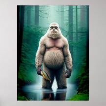 Bigfoot-räknare - 12 x 16 Poster