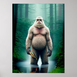 Bigfoot-räknare - 12 x 16 Poster