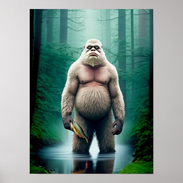 Bigfoot-räknare - 12 x 16 Poster (Framsidan)
