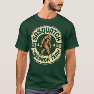 Bigfoot Research Team Retro Vintage Sasquatch Mana T Shirt