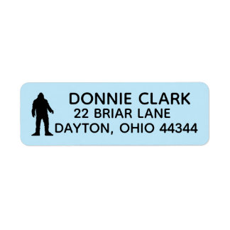 BIGFOOT RETURN ADDRESS LABELS RETURADRESS ETIKETT