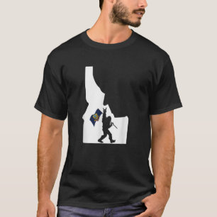Bigfoot Rock and roll Silhouette-staten Idaho Fl T Shirt