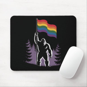Bigfoot Rock On HBTQ Progressiv Ny Prideflagga Musmatta