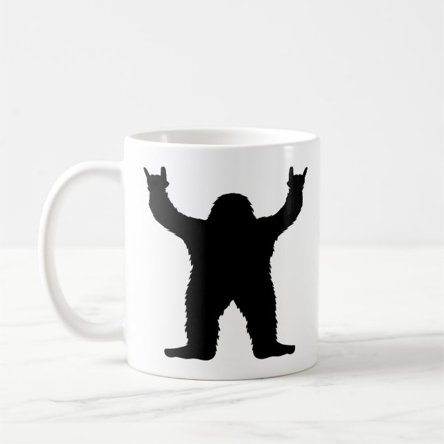 Bigfoot Rock On  Kaffemugg (Vänster)
