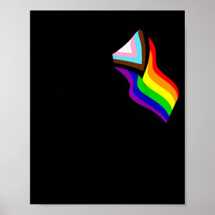 Bigfoot Rock On Stolt Gay Lgbtq Progressiv Ny Pr Poster
