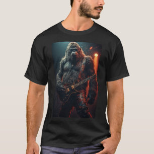 Bigfoot Rockstjärna T Shirt