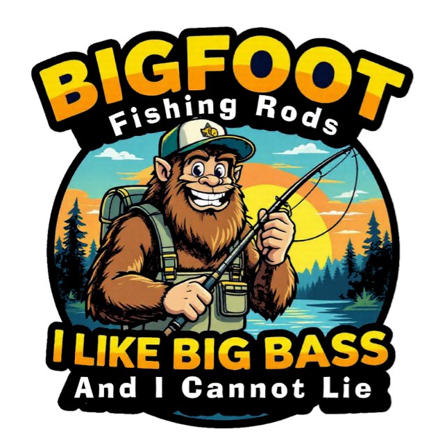 Bigfoot Rods I Like Big Bass T Shirt (Skapare uppladdad)