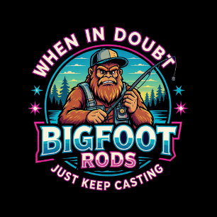 Bigfoot Rods När Du Är Osäker Klistermärken