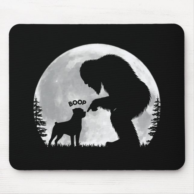 Bigfoot Rottweiler Knuff Musmatta (Framsidan)