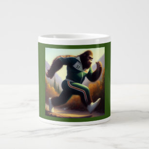 Bigfoot Running Jumbo Mugg