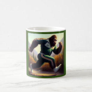Bigfoot Running Kaffemugg