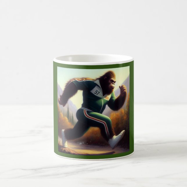 Bigfoot Running Kaffemugg (Center)