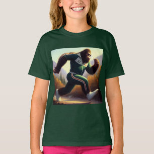 Bigfoot Running T Shirt