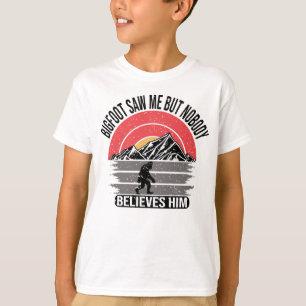 Bigfoot såg mig men ingen Tro han Boys T Shirt