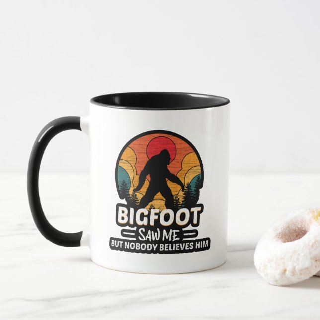 Bigfoot Såg Mig Men Ingen Tro Honom Mugg (Med munk)
