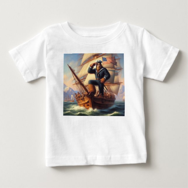 Bigfoot Sailor T Shirt (Framsida)