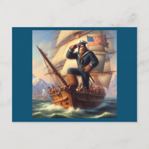 Bigfoot Sailor Vykort