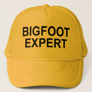 "Bigfoot sakkunnig" hatt Truckerkeps