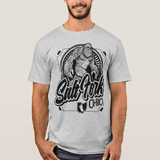 Bigfoot - Salt Fork - svart utskrift T Shirt