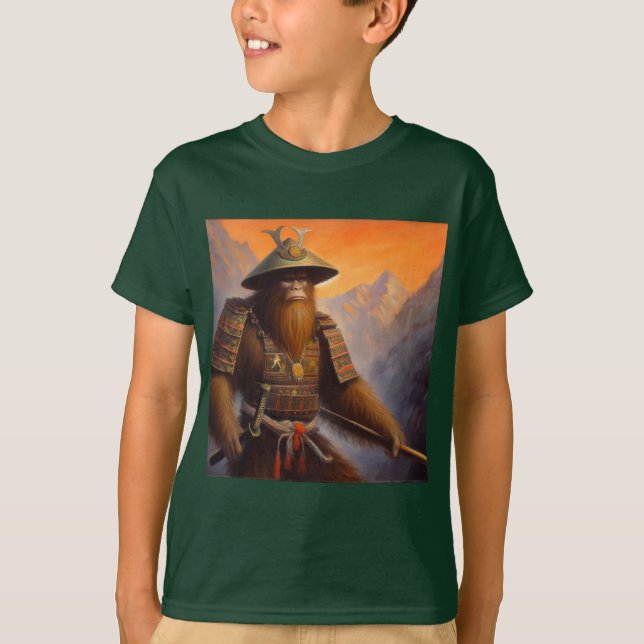 Bigfoot Samurai T Shirt (Framsida)