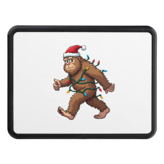 Bigfoot Santa Christmas Tree Lights Xmas Boys Men  Dragkroksskydd