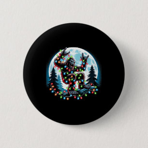 Bigfoot Santa Julgran Ljus Funny Julafton Sas Knapp