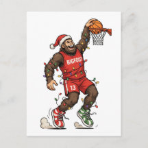Bigfoot Sasquatch Basketboll Jul 2026 Holida