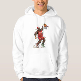 Bigfoot Sasquatch Basketboll Jul 2026 Holida Hoodie