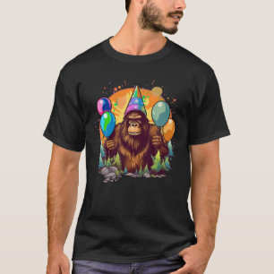 Bigfoot Sasquatch Birthday Hat Blegons Aestthetic T Shirt