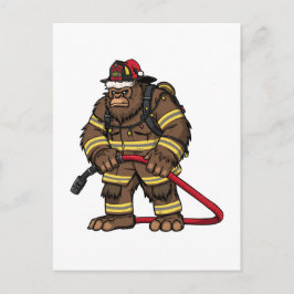Bigfoot Sasquatch Brandman Jul 2026 Helg Vykort