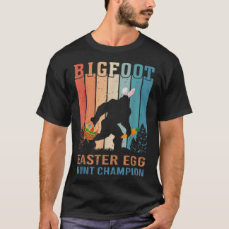 Bigfoot Sasquatch Bunny Egg Påsk Day Småbarn Gir T Shirt