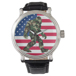 Bigfoot Sasquatch Camo Armbandsur