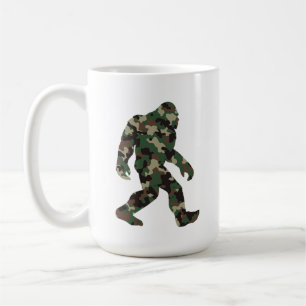 Bigfoot Sasquatch Camo Kaffemugg