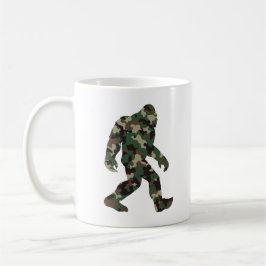 Bigfoot Sasquatch Camo Kaffemugg
