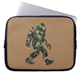 Bigfoot Sasquatch Camo Laptop Fodral