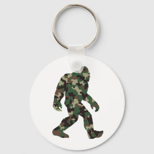 Bigfoot Sasquatch Camo Nyckelring