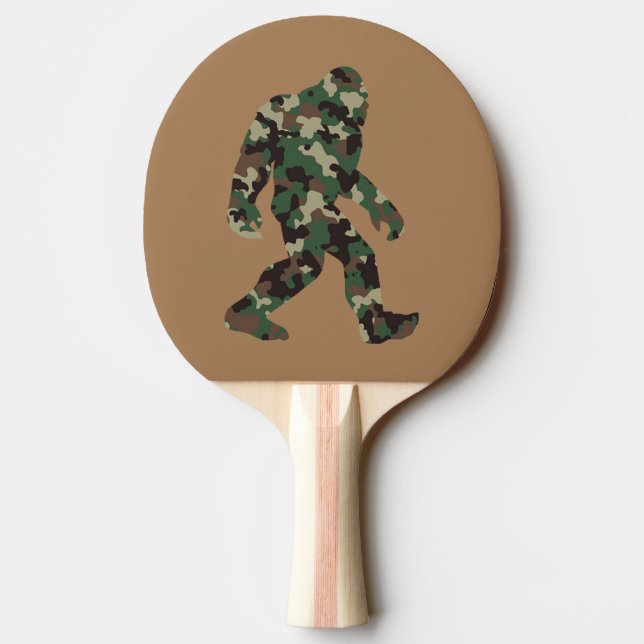 Bigfoot Sasquatch Camo Pingisracket (Baksidan)