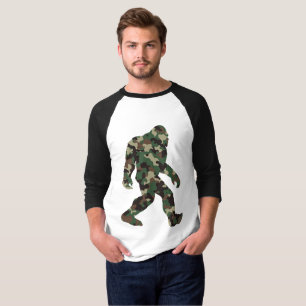 Bigfoot Sasquatch Camo T Shirt