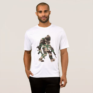 Bigfoot Sasquatch Camo T Shirt