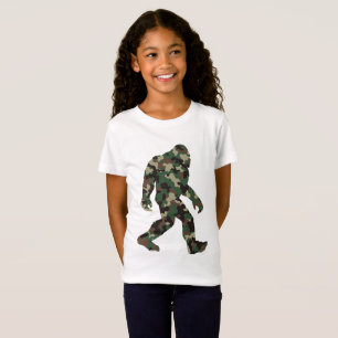 Bigfoot Sasquatch Camo T Shirt