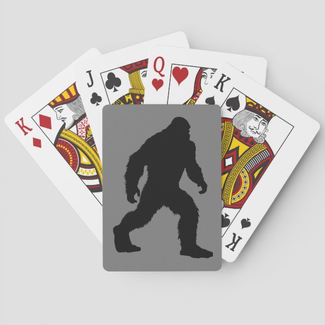 Bigfoot Sasquatch Casinokort (Baksidan)